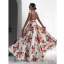 Vestido largo de flores A1 1