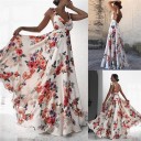 Vestido largo de flores A1 3