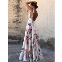 Vestido largo de flores A1 4