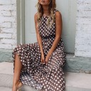 Vestido largo de lunares 5
