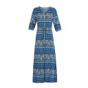 Vestido largo de mujer con estampado 4