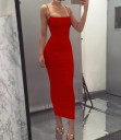 Vestido largo de tirantes para mujer 1