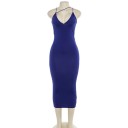 Vestido largo de verano con tirantes finos 6