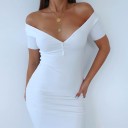 Vestido largo elástico de mujer 5