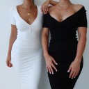 Vestido largo elástico de mujer 1