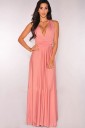Vestido largo formal con espalda abierta. 18