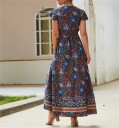 Vestido largo tie-dye para mujer 6