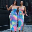 Vestido longo arco-íris 7