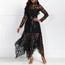 Vestido longo de renda 1