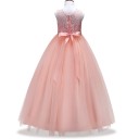 Vestido longo para menina J3040 3