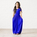 Vestido longo para menina N84 1