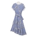 Vestido midi assimétrico 2