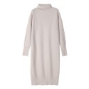 Vestido midi de cuello alto 1