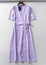 Vestido midi de verano con lunares 8