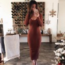 Vestido midi em malha 1