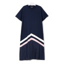 Vestido midi plissado 11