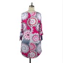 Vestido mini de mujer con aberturas - tallas grandes 4