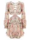 Vestido mini de mujer con mangas 7
