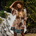 Vestido mini de verão para senhora P1131 1