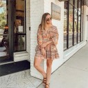 Vestido mini de verão solto 6