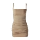 Vestido mini sexy de tirantes para mujer 1