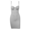 Vestido modelador feminino com copas push-up Vestido elástico sem costura acima do joelho Vestido modelador para silhueta esguia Vestido 4