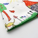 Vestido pintado para meninas 2