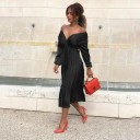Vestido plisado de lujo 4