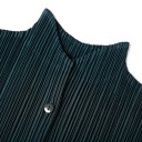 Vestido plissado com mangas longas 1