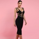 Vestido sexy com fivelas 2