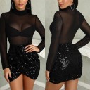 Vestido sexy con lentejuelas 1