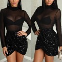 Vestido sexy con lentejuelas 4