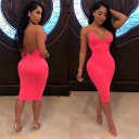 Vestido sexy de neón 4