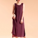 Vestido sin mangas de mujer A2506 3