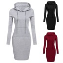 Vestido sudadera con capucha 1