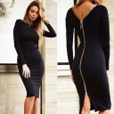 Vestido tubo con cremallera 4
