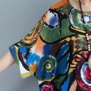 Vestido túnica con estampado 6