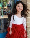 Vestidos de niña con volantes J1902 9