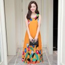 Vestidos de verano estampados de talla grande 18