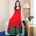 Vestidos de verano estampados de talla grande 3