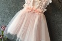 Vestidos de verano para niñas con flores J1892 9