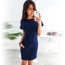 Vestidos de Verão Femininos com Bolso J1740 4