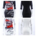 Vestidos de verão femininos com estampado 1