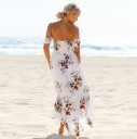 Vestidos de verão femininos com flores 4