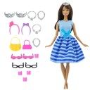 Vestidos e acessórios para bonecas 14 pcs 8