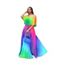 Vestidos maxi de verão em cores arco-íris 2
