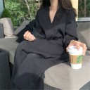 Vestidos maxi pretos para senhora 3