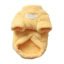 Vêtement d'hiver chaud pour petits chiens Veste en peluche isolée pour chiens Veste en polaire douce pour chiots Vêtements pour chiens 4 - 5 kg 7