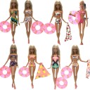 Vêtements de plage avec bouée gonflable pour poupées 3