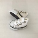Veterschoenen voor pop Kleine textiele sneakers in de stijl van klassieke gympen Afmetingen 3,5 x 2 cm Accessoire voor de garderobe 1